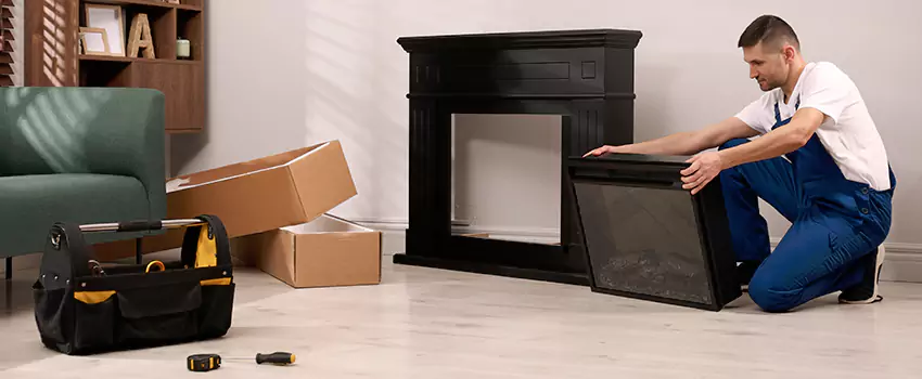 Old Rusted Metal Fireplace Repair And Replacement in Ithaca, NY