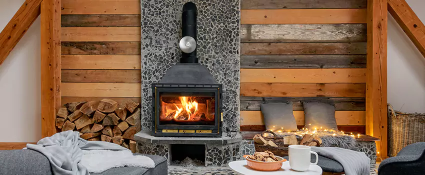 Thelin Hearth Products Direct Vent Gas Stove Fireplace Inspection in Ithaca, New York
